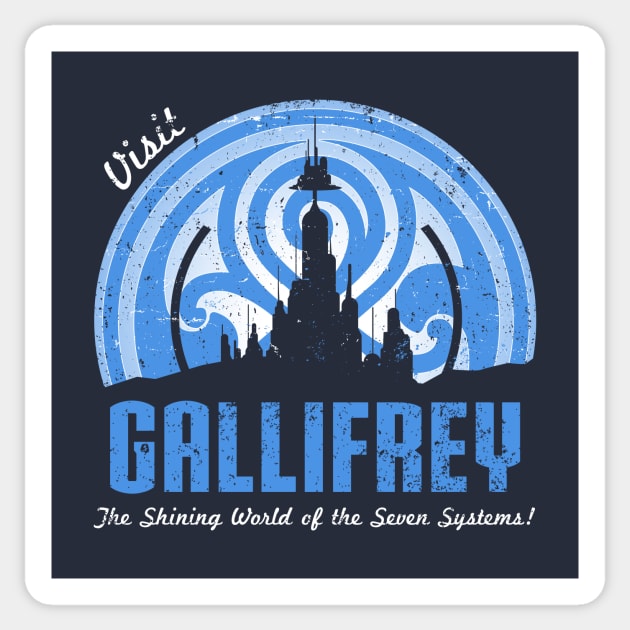 Visit Gallifrey Sticker by alecxps